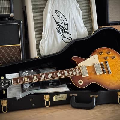 Gibson Custom Shop Billy Gibbons "Pearly Gates" Les Paul Std. VOS "Holy Grail" Ltd. Run! Serial: #BG145 nur 3,92kg!  2009 - VOS Pearly Gates Burst image 13
