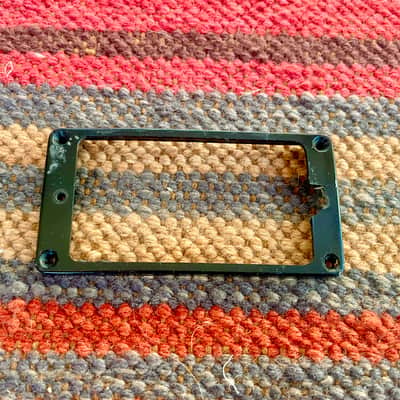 Vintage 1960's Gibson M-69 Neck Humbucker Pickup Ring Black MR491 Damaged-AS IS image 2