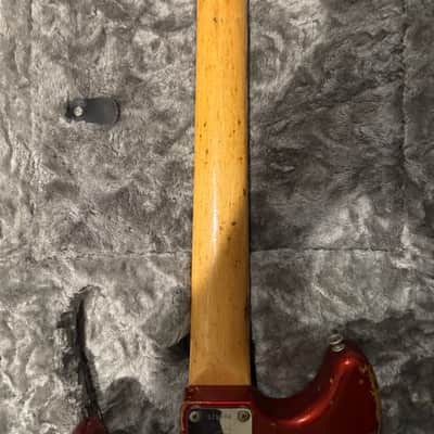 1971 Fender Competition Mustang Bass Competition Red image 14