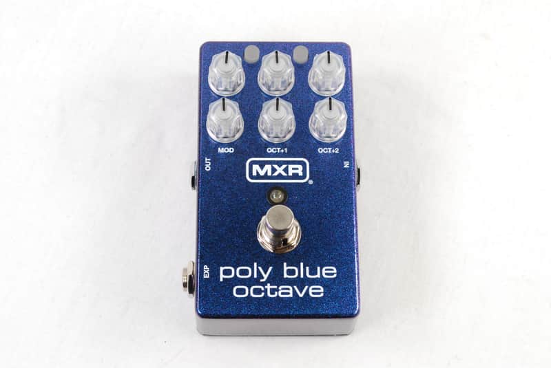 Used MXR M306 Poly Blue Octave Guitar Effects Pedal image 1