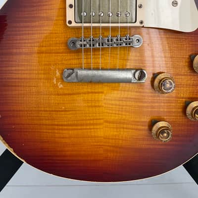 Gibson Les Paul 1959 Heavy Aged R9 2014 - Bourbon Burst image 8