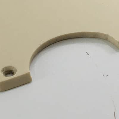 Lefty Aged Relic 1 Ply Light Aged Parchment Left Esquire Tele Telecaster for Fender Guitar Pickguard Left image 4