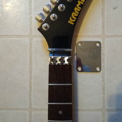 Kramer Japan Focus 6000 80's-90s Black, rosewood ,Floyd Rose image 1