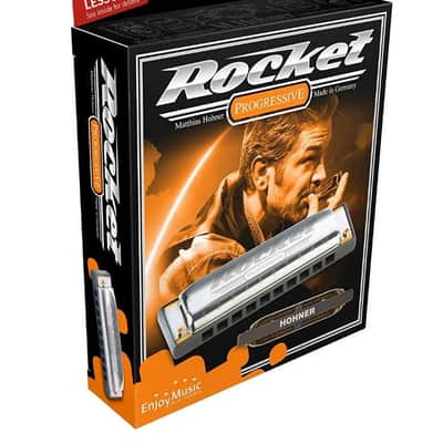  Hohner ROCKET HARP Harmonica Model M2013bx-Bb Harmonica in the Key of Bb=B FLAT image 3