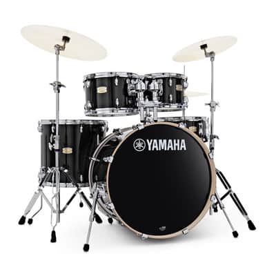 Yamaha Stage Custom Drum Kit Shell Pack, Raven Black SBP2F5RBL image 3