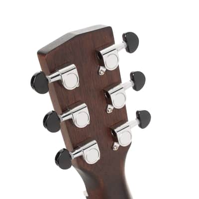 Cort EARTHGO-OP Earth Series Go Hyvibe Solid Sitka Spruce Top Mahognay Neck 6-String Travel Acoustic-Electric Guitar w/Gig Bag image 15