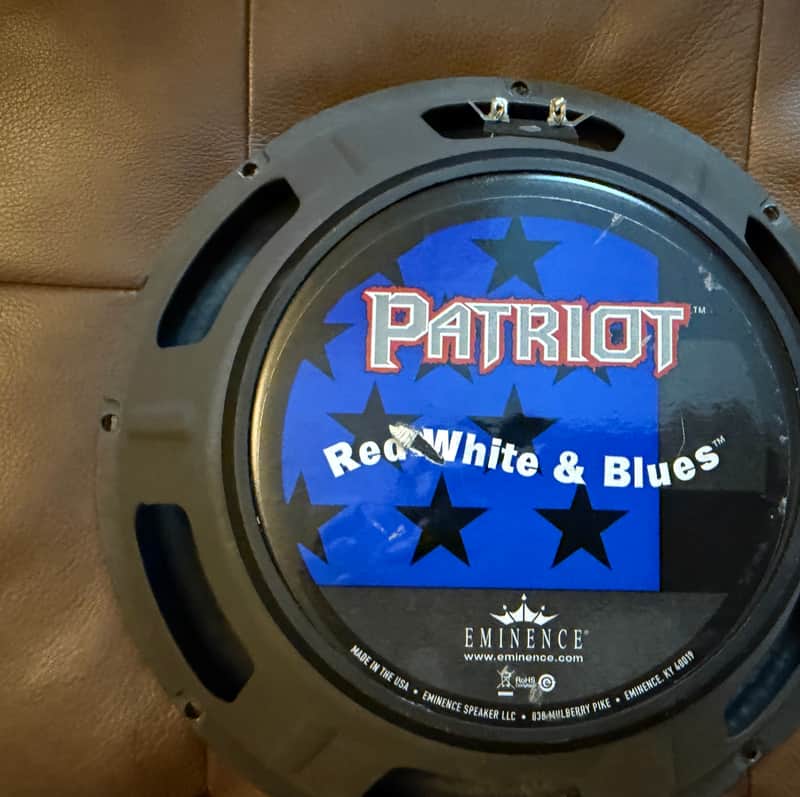 Eminence Patriot Speaker “ Red White and Blues Patriot