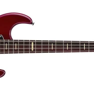 Yamaha BB734A-FRD 4-String Bass Guitar with Active Electronics - Fired Red image 2