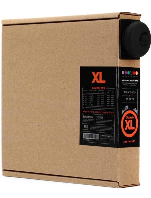 D'Addario EXL110-B25 Nickel Wound Regular Light Electric Guitar Strings, 10-46 (25) 2005 - 2020 - Nickel image 1