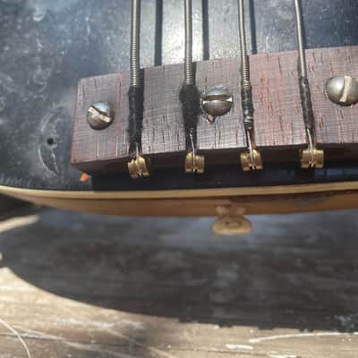 Vintage Harmony Hollow Body Mid 60d Black image 4