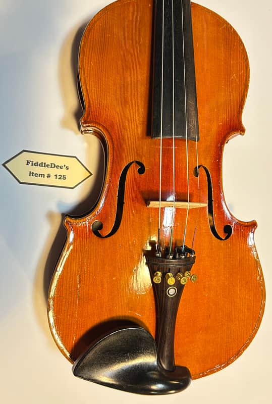 Vintage 4/4 violin - unlabeled - believed to be German - 1925-1930 image 1