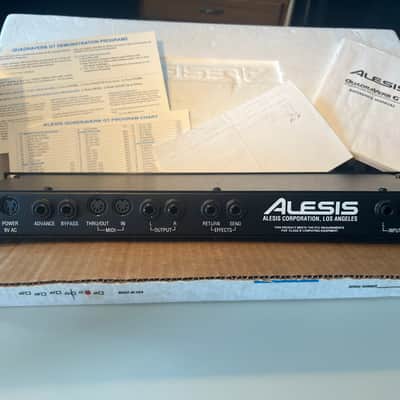 Alesis QuadraVerb GT NOS 20k Bandwidth Simultaneous Guitar Effects Processor with original box, paperwork, power supply and purchase receipt image 6