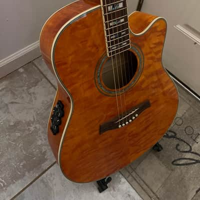 Ibanez AEF37ESSG12001 2008 - Sunset Gold image 4
