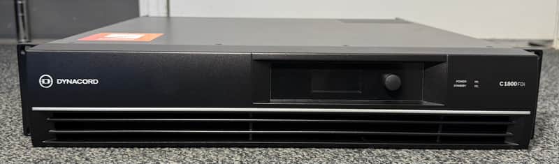 Dynacord C1800FDi 950 Watt Power Amplifier 2020 - Present - Black image 1