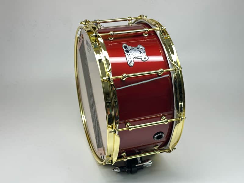 BONE Drums  - Custom shop Maple-bubinga 25-ply, 7''x14'' Snare Drum image 1