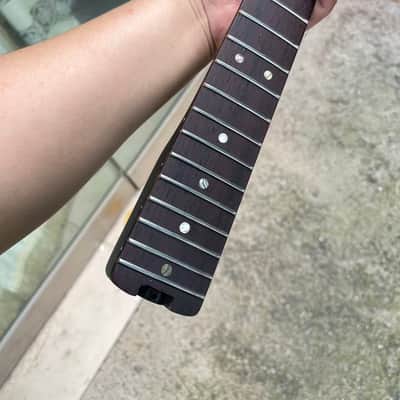 25.5 inch 21 frets wenge guitar neck hole 10mm Satin wenge fingerboard Wheel truss rods image 5