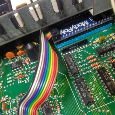 Korg PolySix with ModyPoly MIDI upgrade kit, Recapped, Tuned, Callibrated image 2