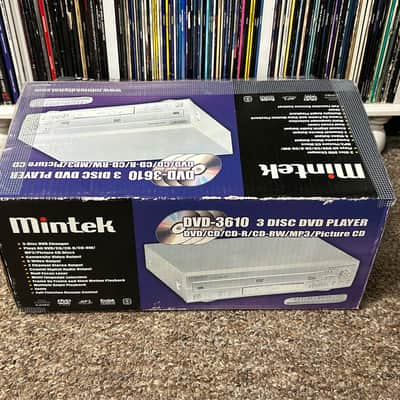 Mintek DVD-3610 3-Disc DVD Player DVD/CD/CD-R/CD-RW/MP3 Silver NEW OPEN BOX ✅ image 1