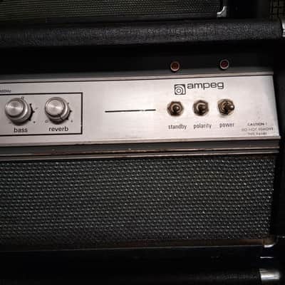 1970s Ampeg V-4 100-Watt Guitar Head with Reverb Serviced Vintage Tubes image 4