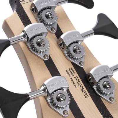 Cort A5BEYONDOPBN Artisan Series A5 Beyond 5 String Bass Guitar. Open Pore Bubinga Natural DIRECT SHIP image 4