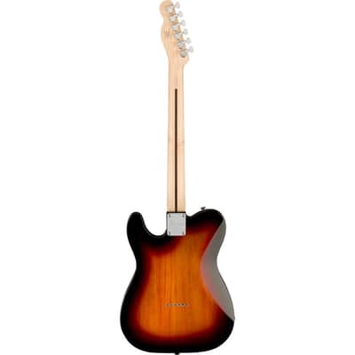 Squier Affinity Telecaster with Maple Fretboard, String Through Body 2021 - Present 3-Tone Sunburst image 3