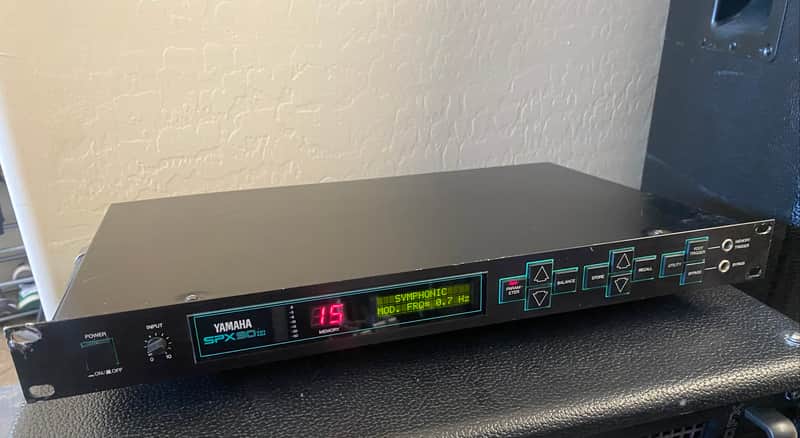 Yamaha SPX90 II Digital Sound Processor 1980s - Black image 1