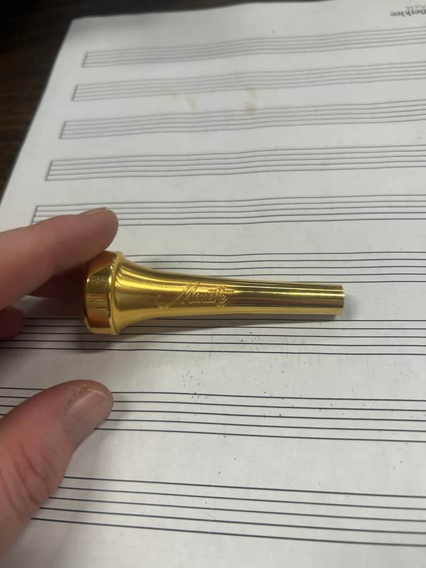 Monette UNITY DM-4L Trumpet Mpc in GOLD image 1