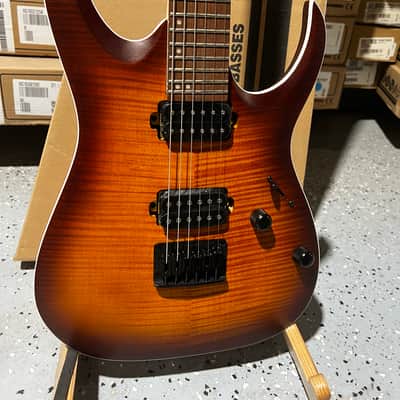Ibanez RGA42FM Solidbody Electric Guitar - Dragon Eye Burst Flat image 2