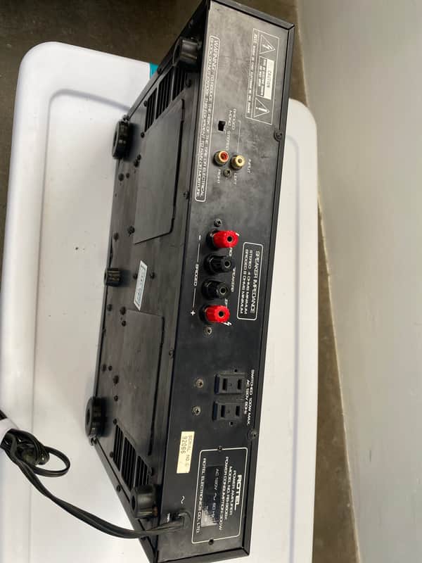 Rotel amplifier Rb 960bx 00 Black image 1