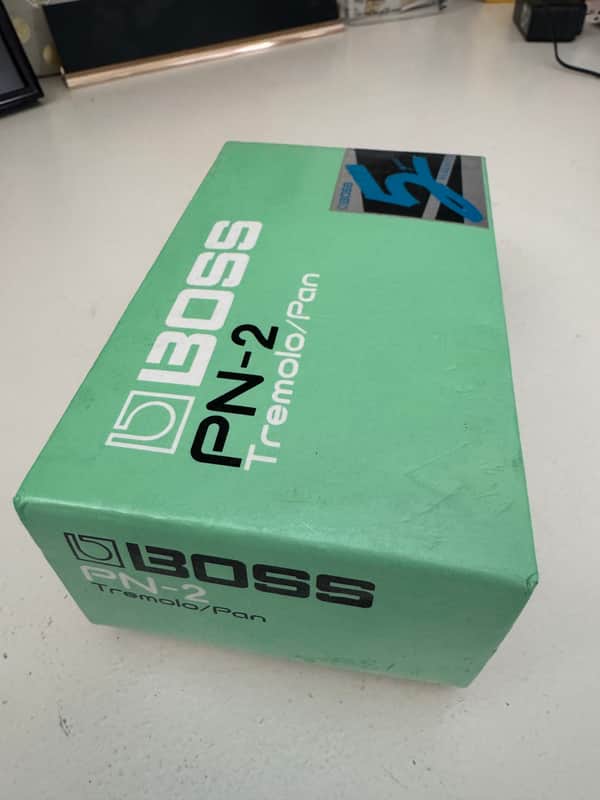 Boss PN-2 Tremolo Pan Silver Label NOS 1991 - Green image 1