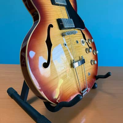 Epiphone ES-335 2022 - Figured Raspberry Tea Burst image 9