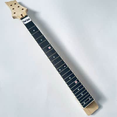 Maple Wood Guitar Neck, 24 Frets Rosewood Fretboard image 1