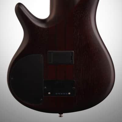 Ibanez SRF705 Portamento Fretless Electric Bass, 5-String - Brown Burst image 7