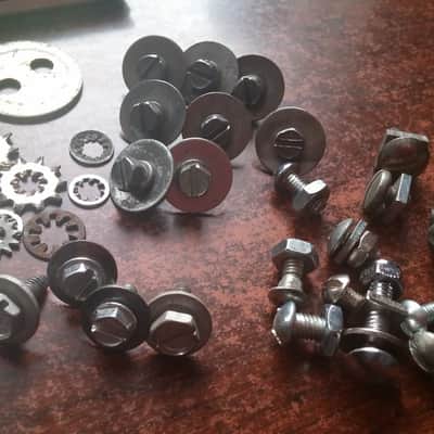 Rogers VINTAGE DRUM PARTS LOT Star Mount Washers BOLTS / LUG MOUNTING SCREWS image 2