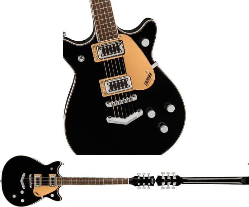Gretsch G5222 Electromatic Double Jet BT Electric Guitar - Black-NEW image 1