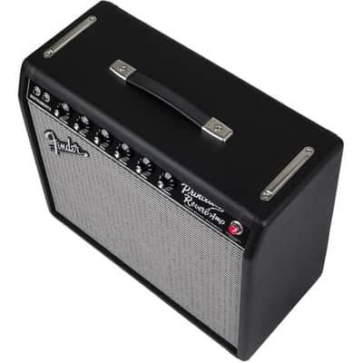 Fender '65 Princeton Reverb Electric Guitar Tube Amp Combo - Black, 12 Watt image 2