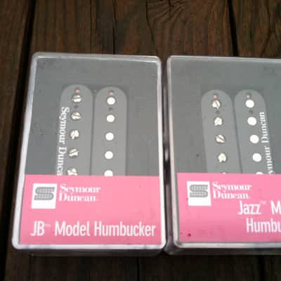 Seymour Duncan JB Jazz Hot Rodded Pickup Set Humbucker SH-4 SH-2n BLACK image 1