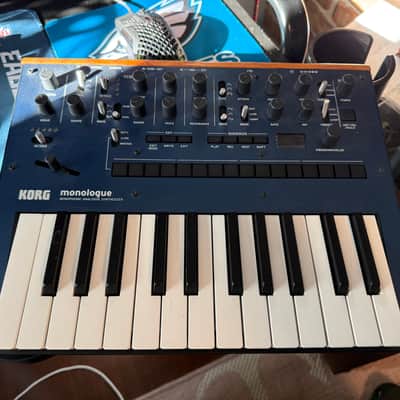 Korg Monologue Monophonic Analog Synthesizer 2016 - Present - Blue image 1