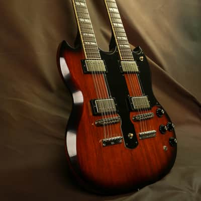 2011 Gibson Custom EDS-1275 Double Neck Vintage Sunburst image 11