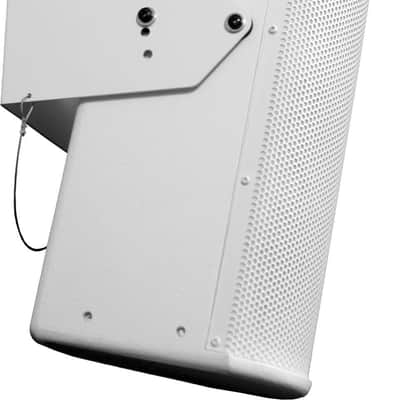 Galaxy Audio LA4DPMW 100 Watt Powered Line Array Speaker - White image 1