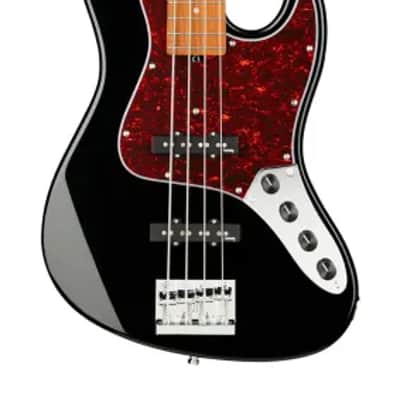 Sadowsky MetroExpress 21-Fret Vintage J/J Bass, Roasted Maple Fingerboard, 4-String - Solid Black High Polish image 2