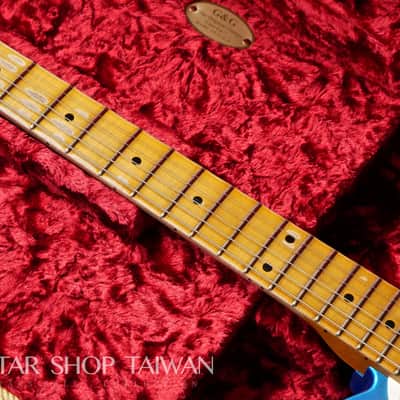 2018 Fender Custom Shop NAMM Limited Edition 50's Thinline Telecaster Relic-Blue Flower. image 13