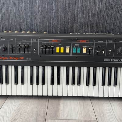 Roland RS-09 MKII 44-Key Organ / String Synthesizer-Black with Colored Buttons