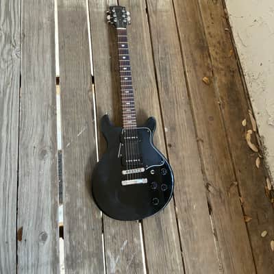 Gibson Les Paul Jr Junior special DC double Cut Cutaway  2000 - Ebony black  vintage electric guitar image 5