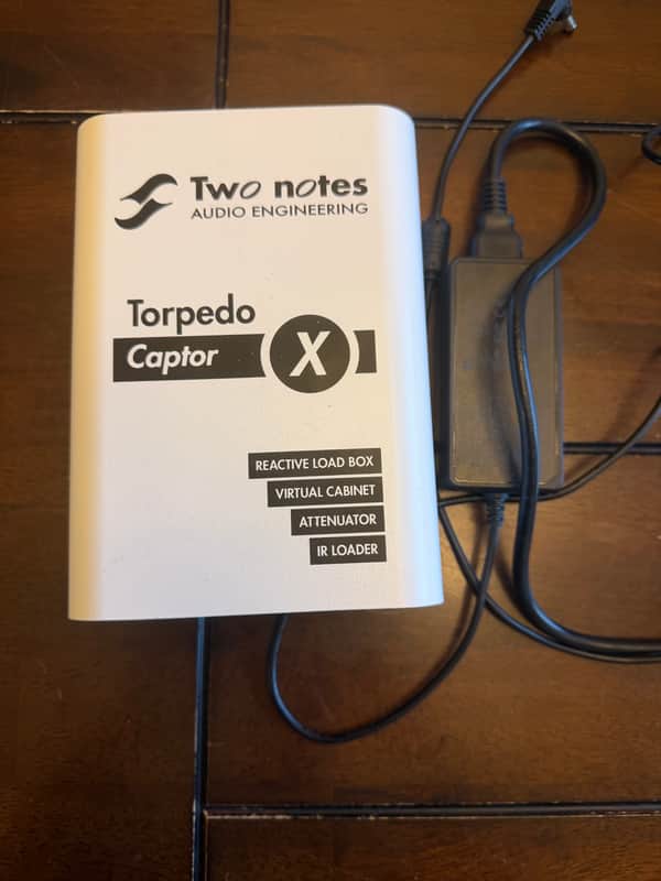 Two Notes Torpedo Captor X 8ohm Stereo Reactive Load Box / Attenuator 2020 - White