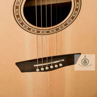 Washburn WG7SCE Harvest Series Grand Auditorium Acoustic-Electric w/ Sitka Spruce Top Mahogany Sides image 4