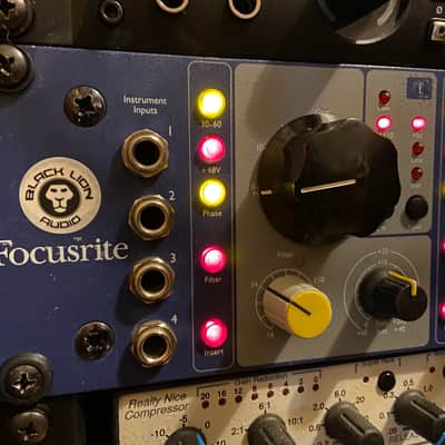 BLACK LION MOD Focusrite ISA 428 MkII 4-Channel Mic Preamp and DI + ADC Card image 2