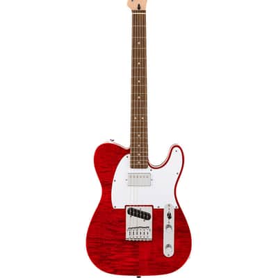 Squier Affinity Series Telecaster FMT SH - Crimson Red Transparent image 4