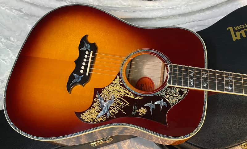 NEW! Gibson Custom Shop Dove - Doves In Flight - Made 2 Measure - Custom Ordered in Autumnburst Finish - Authorized Dealer - 5 lbs - G06614 image 1