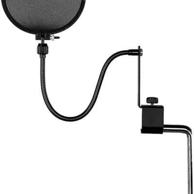 Shure Popper Stopper Pop Filter with Metal Gooseneck and Heavy Duty Microphone Stand Clamp image 1